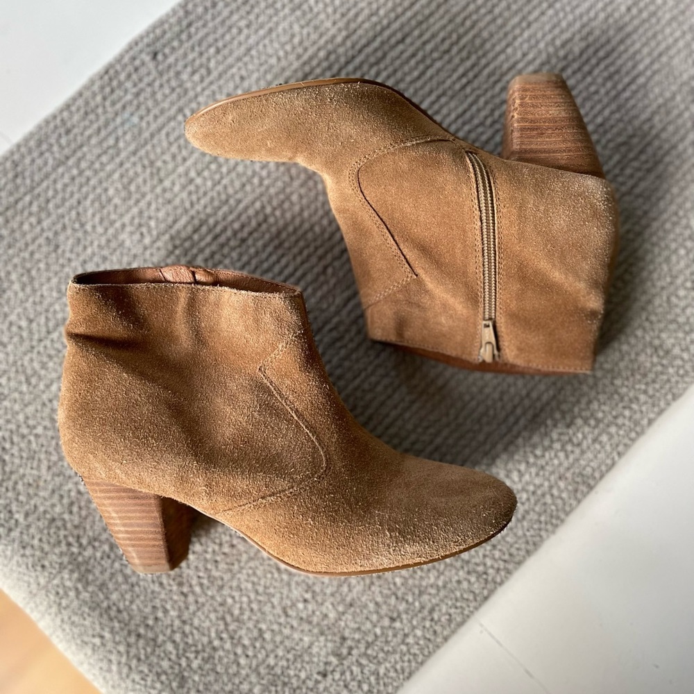 ALDO Tan Leather Western Boot Bootie Size 40/9